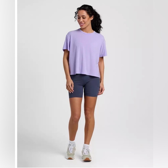 Free Fly Apparel Tops - Free Fly Apparel Women's Elevate Lightweight Tee, bright lavender color